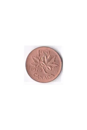 Oryginalny Canada 1 Cents 1976 Zf