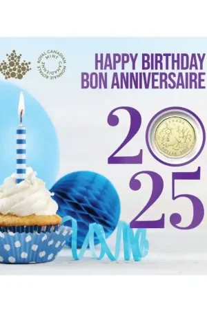 Wyprzedaż Canada 2025 Bu set met 5 munten 'Birthday set' Met een speciale dollar
