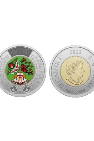 Najlepsza cena Canada 2023 2 Dollar 'National indigenous day' Unc gekleurd