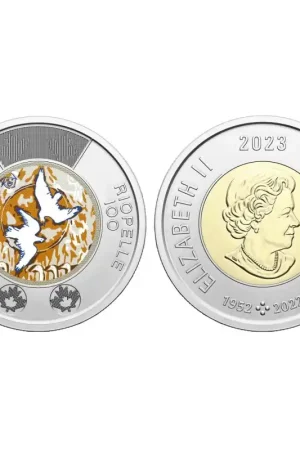 Oferta limitowana Canada 2023 2 Dollar 'Jean Paul Riopelle' Unc Gekleurd.