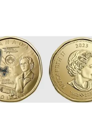 Popularny Canada 2023 1 Dollar 'Elsie Mcgill' Unc gekleurd