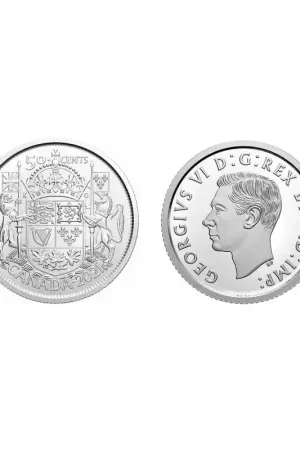 Tani Canada 2021 50 Cents '100th Anniversary of Canada Coat Of Arms' Unc