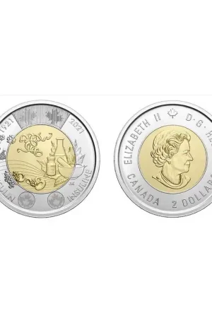 Nowość Canada 2021 2 Dollar 'Insuline' Unc