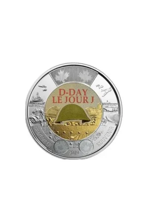 Canada 2019 2 dollar D-Day Gekleurd Unc Oferta