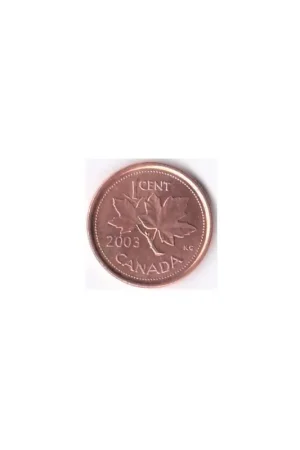 Zwrot pieniędzy Canada 1 Cent 2003 Zf+