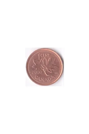 Canada 1 Cent 2000 Zf Autentyczny