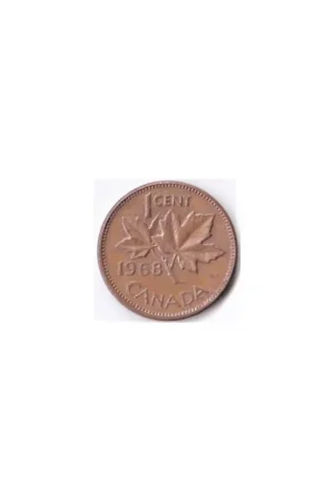 Canada 1 cent 1968 Zf Wyprzedaż