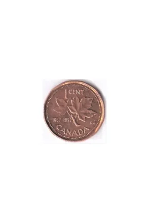 Tylko dziś Canada 1 Cent 1967 / 1992 Zf
