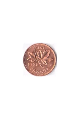Oferta limitowana Canada 1 cent 1965 Zf