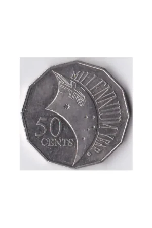 Australië 50 Cents 2000 Millennium year Wysoka jakość