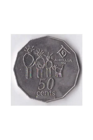 Autentyczny Australië 50 Cents 1994