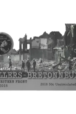 Niska cena Australië 2018 50 Cent Unc 'The battle of Villers - Bretonneux'