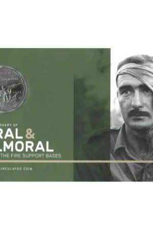 Popularny Australië 2018 50 Cent Unc '50th Anniversary of Coral & Balmoral'