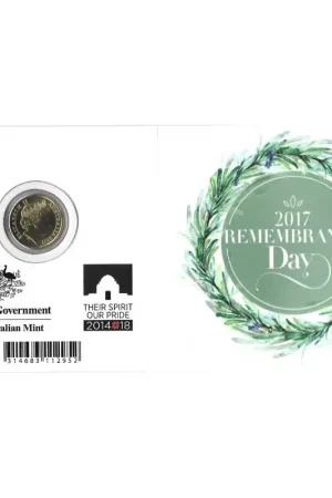 Kup teraz Australië 2017 2 Dollar Unc 'Remembrance Day'