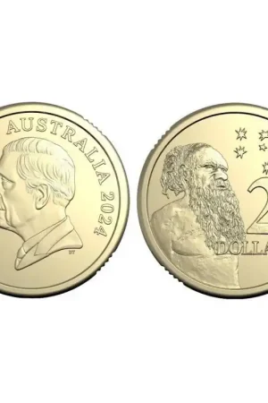 Autentyczny Australië 2 Dollar 2024 'King Charles III' Unc