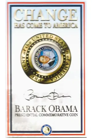 Niska cena Amerika 2008½ Dollar 'Barack Obama' in Blister