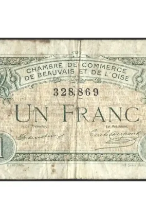 Frankrijk 1920 Chambre de Commerce de Beauvais et de L"Oise Fr Promocja