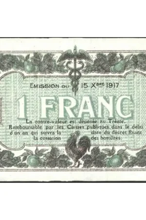 Frankrijk 1917 Chambres de Commerce de Macon, Bourg Unc Popularny