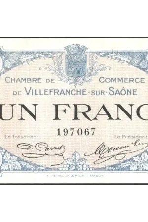 Oferta Frankrijk 1915 Chambre de Commerce de Villefranche Sur SaonePr
