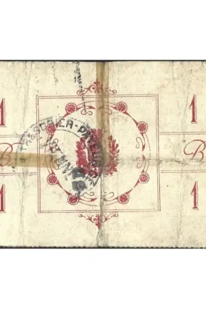 Tylko dziś Frankrijk 1915 Billet de Necessite de Bohain Fr