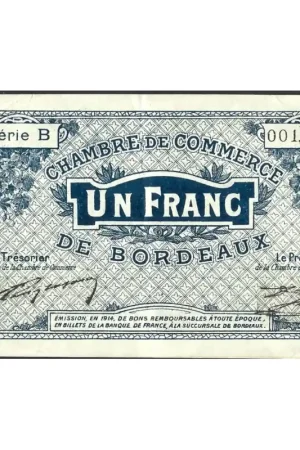 Frankrijk 1914 Chambre de Commerce de Bordeaux Pr Promocja
