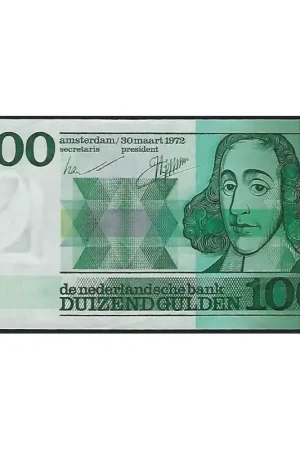 1000 gulden 1972 Spinoza Unc- Nowość