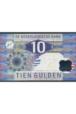 10 Gulden Nederland Unc Zwrot pieniędzy