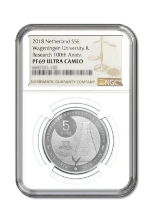 Tani Wageningen Universiteit Vijfje 2018 Zilver Proof (PF69 Ultra Cameo) - Koninklijke Nederlandse Munt