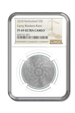 Promocja Fanny Blankers-Koen Vijfje 2018 Silver Proof (PF69 Ultra Cameo) - Koninklijke Nederlandse Munt