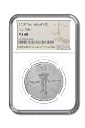 Ekspresowa dostawa Jaap Eden Vijfje 2019 Zilver Proof (MS68) - Koninklijke Nederlandse Munt