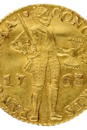 Gouden Dukaat Utrecht 1763 ZFr+ Bezpieczna płatność