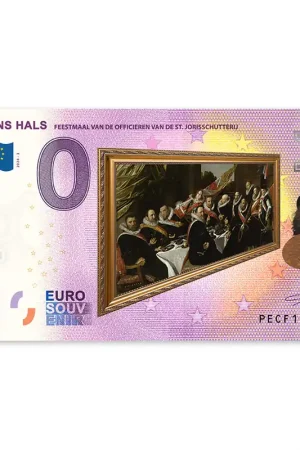 0 Euro Biljet Frans Hals - Feestmaal - kleur Promocja