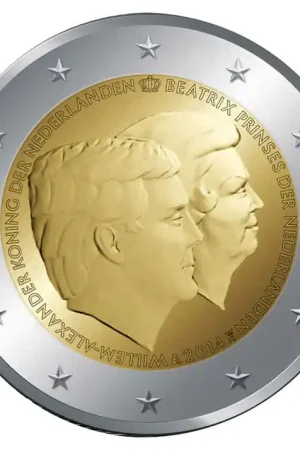 Nederland 2 Euro "Dubbelportret" 2014 Wysoka jakość