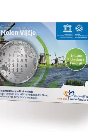 Bezpieczna płatność 5 Euro 2014 Molen Vijfje BU Coincard
