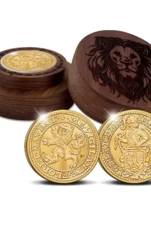 Nowość Officiele Herslag Leeuwendaalder 2024 Goud 1 Ounce