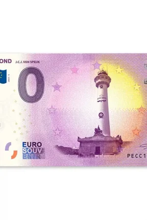 0 Euro Biljet Egmond Autentyczny