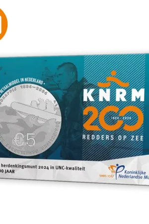 KNRM 200 jaar Vijfje 2024 UNC-kwaliteit in coincard Tani
