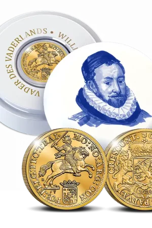 Officiele Herslag Dukaton 2024 Goud 2 ounce Royal Delft editie Nowość