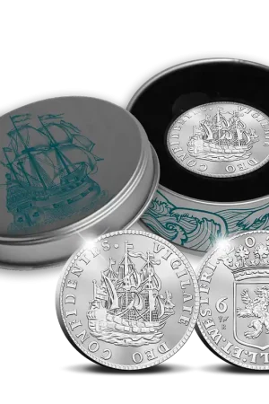 Officiële Herslag: Scheepjesschelling 2025 Zilver 1 ounce - Noniklijke Nederlandse Munt Kup teraz