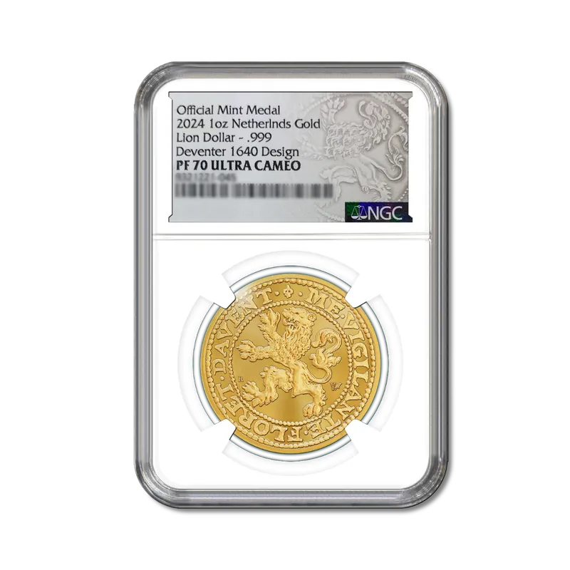 Leeuwendaalder 2024 Goud 1 ounce (PF70 Ultra Cameo) - Koninklijke Nederlandse Munt Ekspresowa dostawa