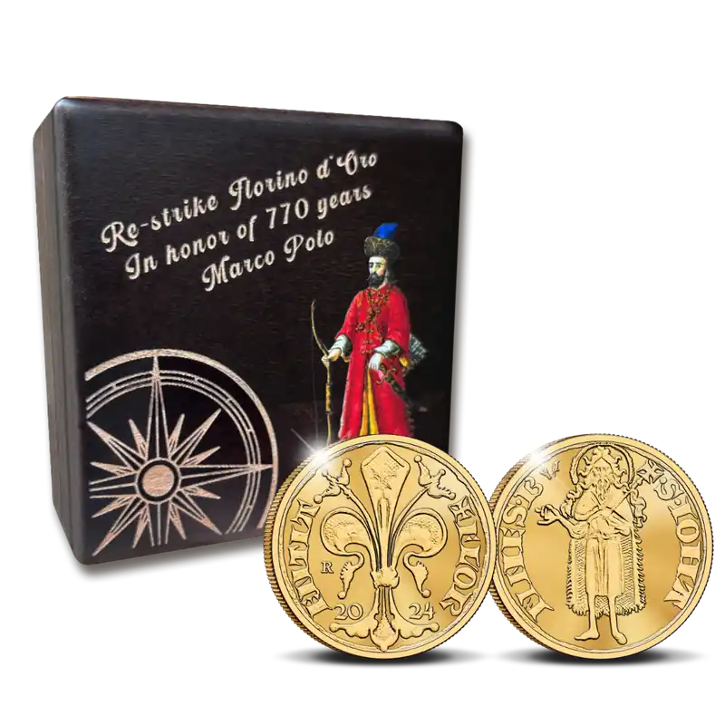 Officiële Herslag: Florin d’ Oro Goud 1 ounce - Koninklijke Nederlandse Munt Niska cena