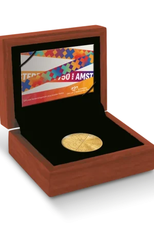 Rabat 750 jaar Amsterdam Tientje 2024 Goud Proof - Koninklijke Nederlandse Munt