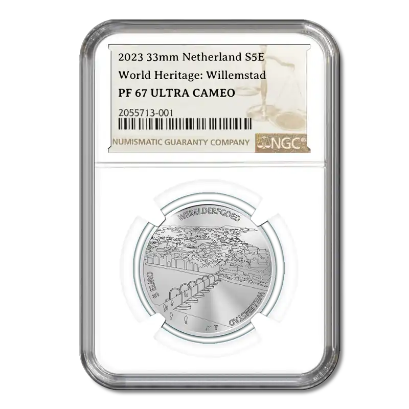 Willemstad Vijfje 2023 Zilver Proof PF67 Oferta limitowana