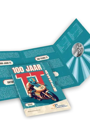 Oryginalny 100 jaar TT Assen Vijfje 2025 Zilver Proof