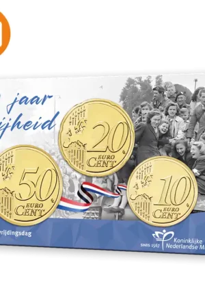 80 jaar Bevrijdingsdag in coincard Niska cena
