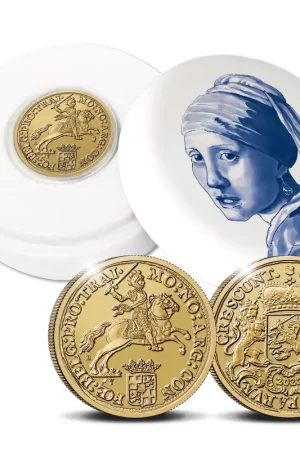 Oferta limitowana Officiele Herslag Dukaton 2023 Goud 1 ounce Royal Delft editie