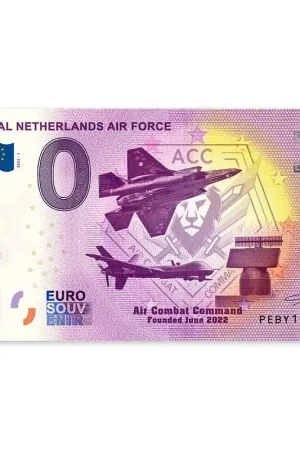 0 Euro Biljet "Koninklijke Luchtmacht ACC" Darmowa dostawa