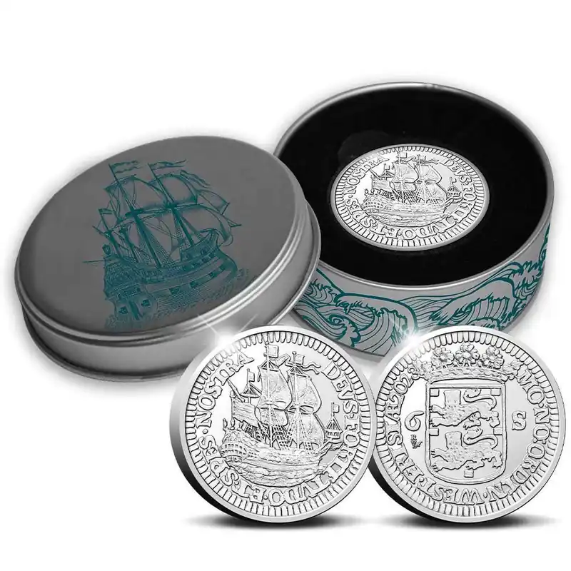 Zwrot pieniędzy Officiele Herslag Scheepjesschelling 2023 Zilver 2 ounce