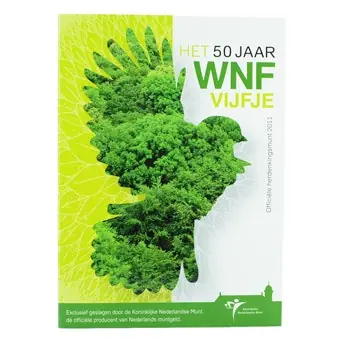 Tani 5 Euro 2011 - 50 jaar Wereld Natuur Fonds Proof