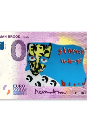 0 Euro Biljet Herman Brood - Stoney - kleur Wysoka jakość